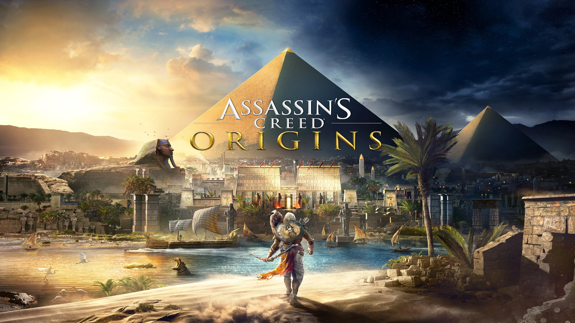 Download wallpapers Assassins Creed Origins, 2017, RPG, Ptolemy XIII Theos  Philopator, PlayStation 4, Xbox One for desktop free. Pictures for desktop  free