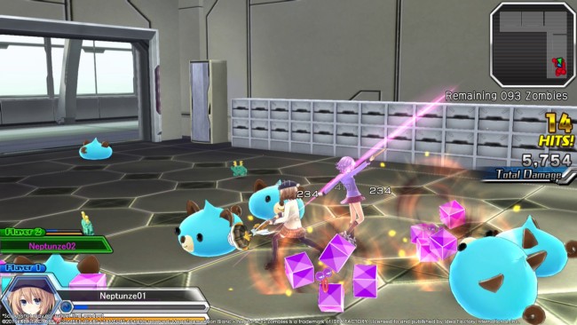 MegaTagmension Blanc + Neptune VS Zombies (v1.01) screenshot 1