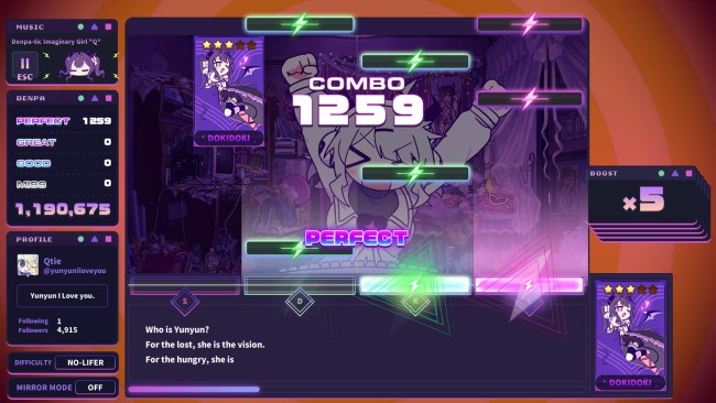 Yunyun Syndrome!? Rhythm Psychosis: Complete Edition + 8 DLCs/Bonuses (8 DLCS) screenshot 2
